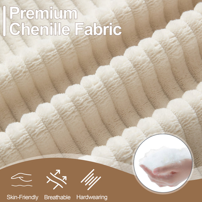 Domicare 87.4" Oversize 3 Seater Couch,Upholstered Sofa for Living Room,Modern Deep Seat Comfy Loveseat Couch with Cup Holders, Beige, Black, Blue, Gray