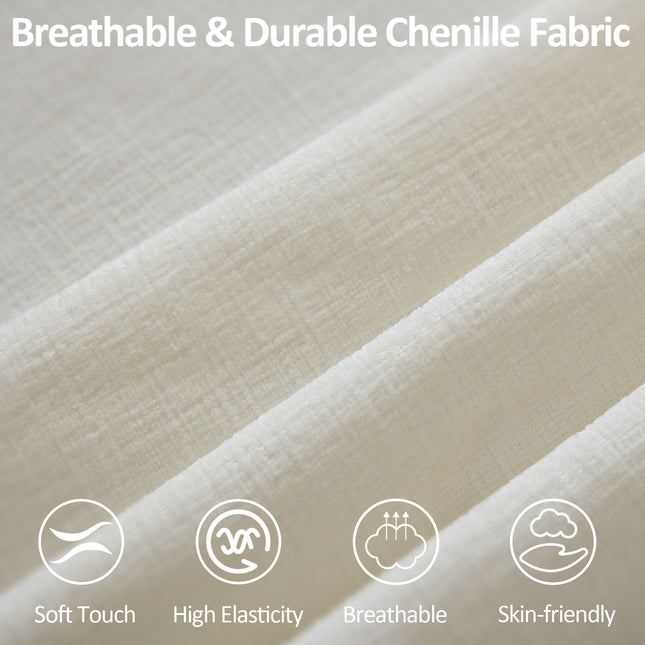 Cloud Boneless Sectional Couch, Modular Sectional Sofa Deep Seat, Oversized Upholstered Convertible Comfy Chenille Sofa Couches for Living Room