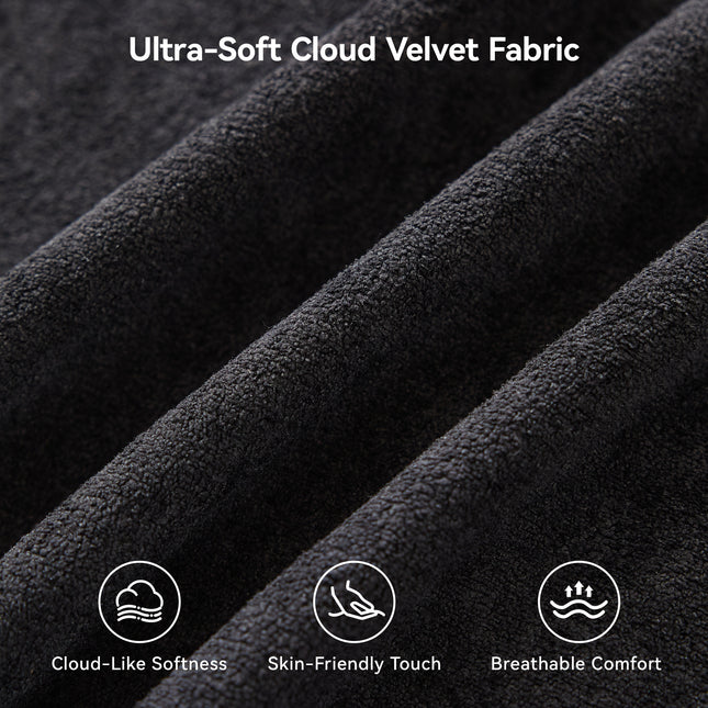 140''Oversized Cloud Velvet Curved Sectional Couch, Boneless Couch with L-Shape Chaise, Upholstered Compression Memory Foam Modular Sectional Sofa for Living Room, No Assembly Required