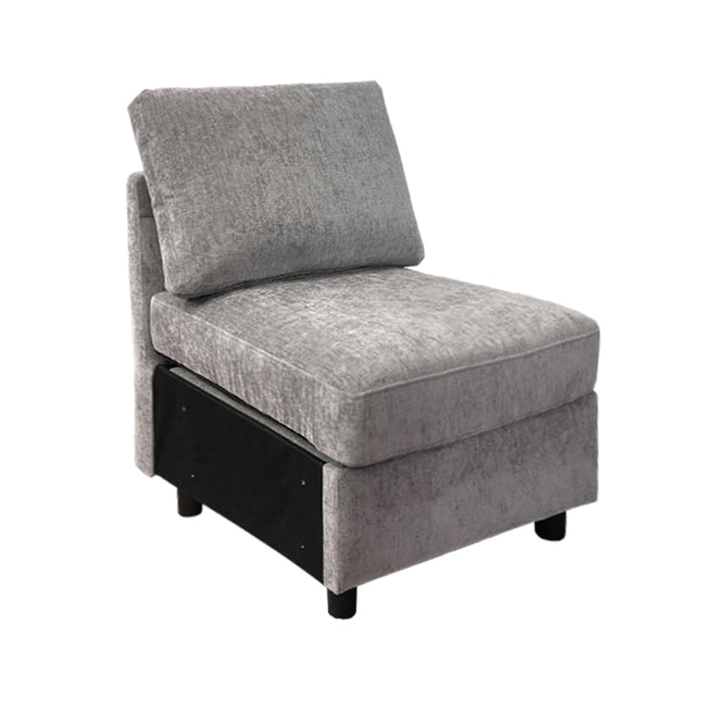 Modular Sectional Sofa Convertible U Shaped Sofa Couch Set with Storage for Living Room, Modern 6 Seater Modular Sectional Couch with Movable Ottoman