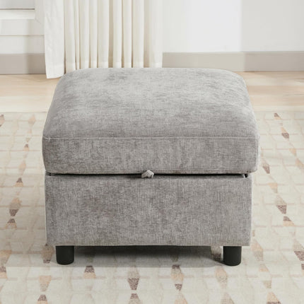 Modular Sectional Sofa Convertible U Shaped Sofa Couch Set with Storage for Living Room, Modern 6 Seater Modular Sectional Couch with Movable Ottoman