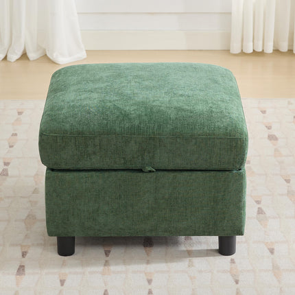 Modular Sectional Sofa Convertible U Shaped Sofa Couch Set with Storage for Living Room, Modern 6 Seater Modular Sectional Couch with Movable Ottoman